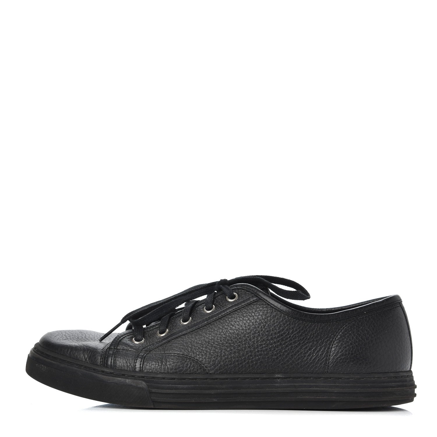 Gucci Nappa Mens Low Top Sneakers 9.5 Black 1 of 19