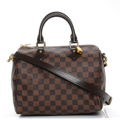Louis Vuitton Damier Ebene Speedy Bandouliere 25 1 of 10