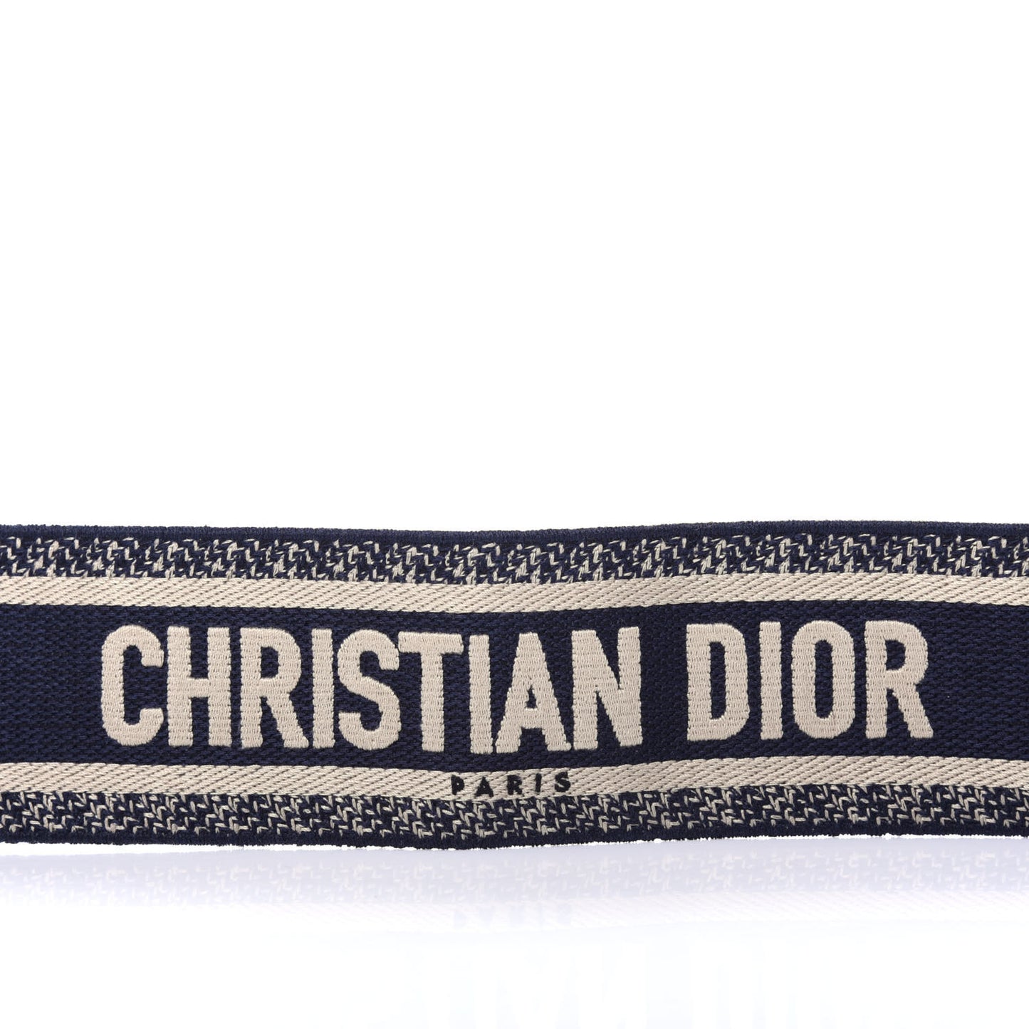 Canvas Embroidered Shoulder Strap Blue