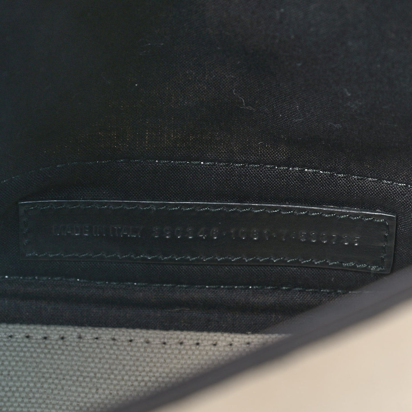 Cotton Canvas Calfskin Navy Cabas XS Natural Black