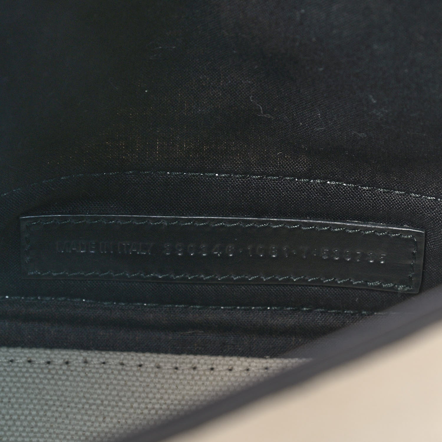 Balenciaga Cotton Canvas Calfskin Navy Cabas XS Natural Black 7 of 11