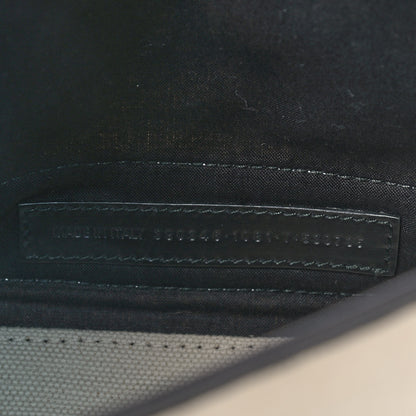 Balenciaga Cotton Canvas Calfskin Navy Cabas XS Natural Black 7 of 11