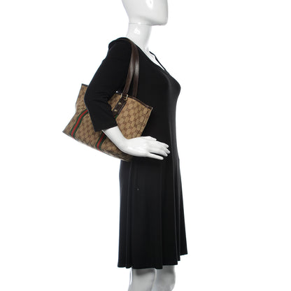 Gucci Monogram Medium Jolicoeur Tote Dark Brown 2 of 19