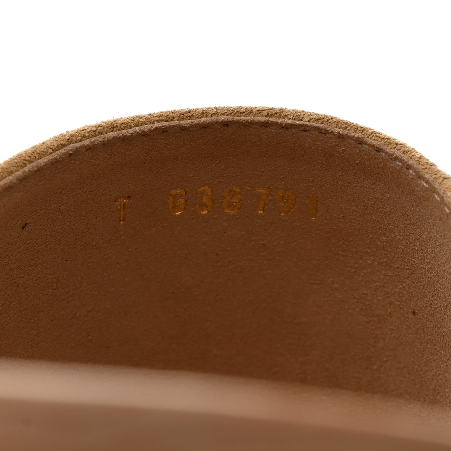 Suede Calfskin Camellia Mules 38 Beige