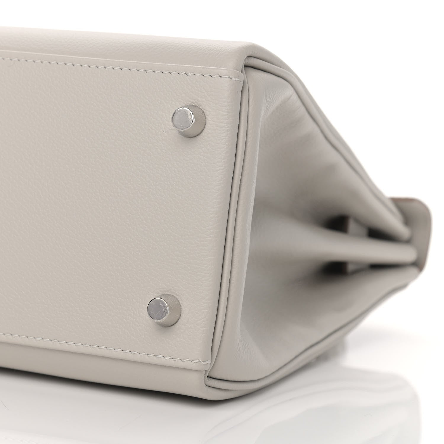 Hermes Evercolor Kelly Retourne 28 Gris Perle 10 of 11