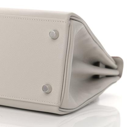 Hermes Evercolor Kelly Retourne 28 Gris Perle 10 of 11
