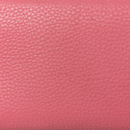 Prada Vitello Daino Zip Around Wallet Begonia 9 of 10