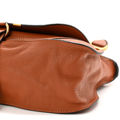 Chloe Calfskin Small Marcie Satchel Tan 10 of 10