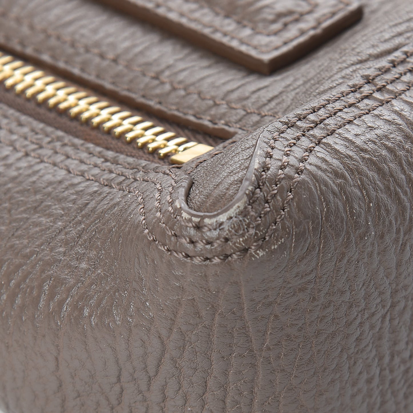 3.1 Textured Calfskin Mini Pashli Satchel Taupe