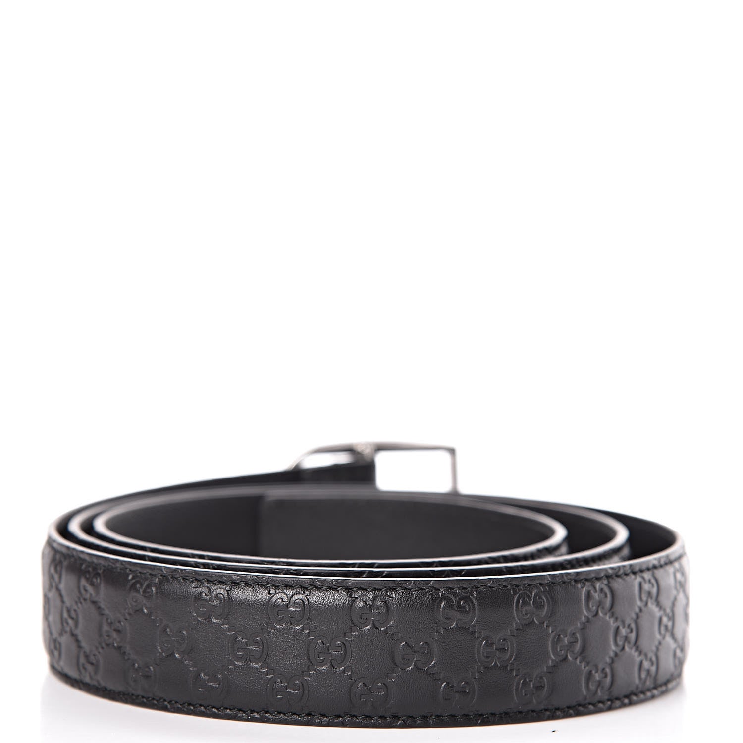 Gucci Guccissima Belt 105 42 Black 3 of 6