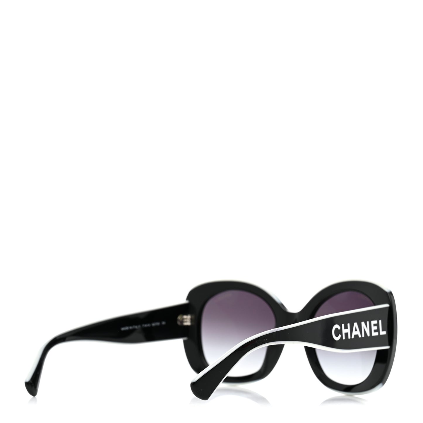 Acetate Sunglasses 71414 Black White