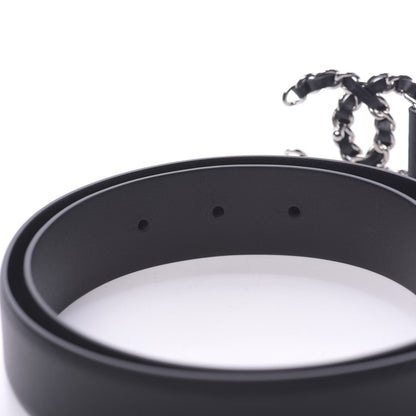 Chanel Calfskin CC Chain Belt 90 36 Black 3 of 8