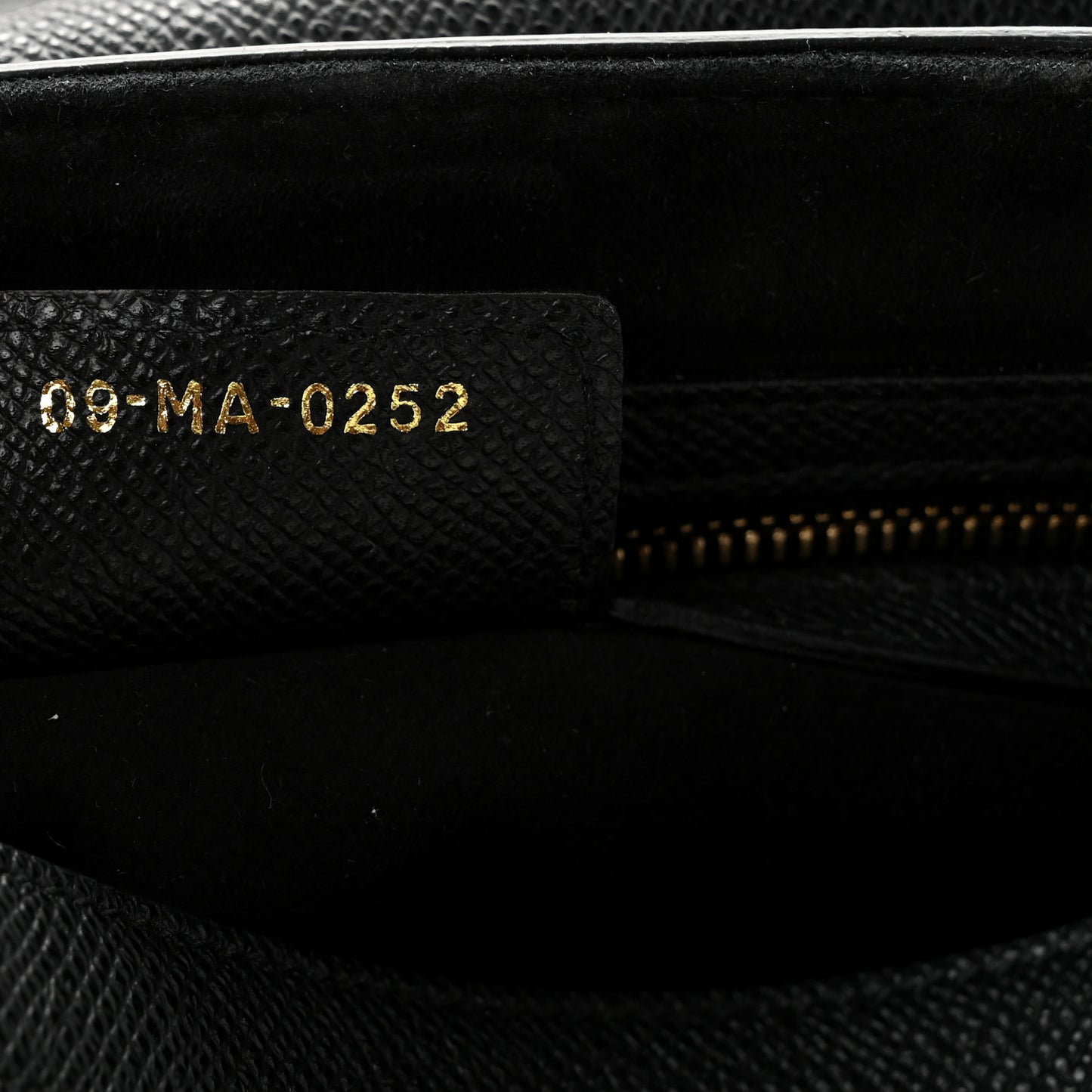 Grained Calfskin Saddle Bag With Strap Black