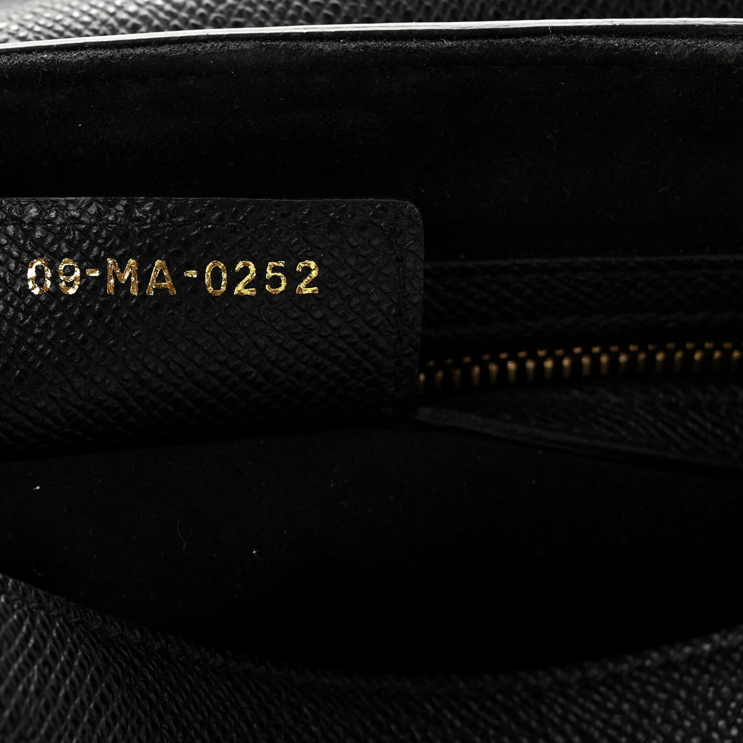 Christian Dior Grained Calfskin Saddle Bag With Strap Black 7 of 11
