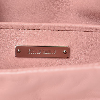 Miu Miu Nappa Patch Pearl Shoulder Bag Orchidea 6 of 12