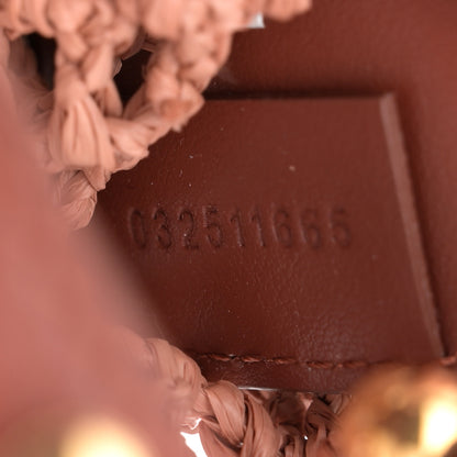 Chloe Raffia Calfskin Mini Summer Banana Tote Summery Beige 7 of 11