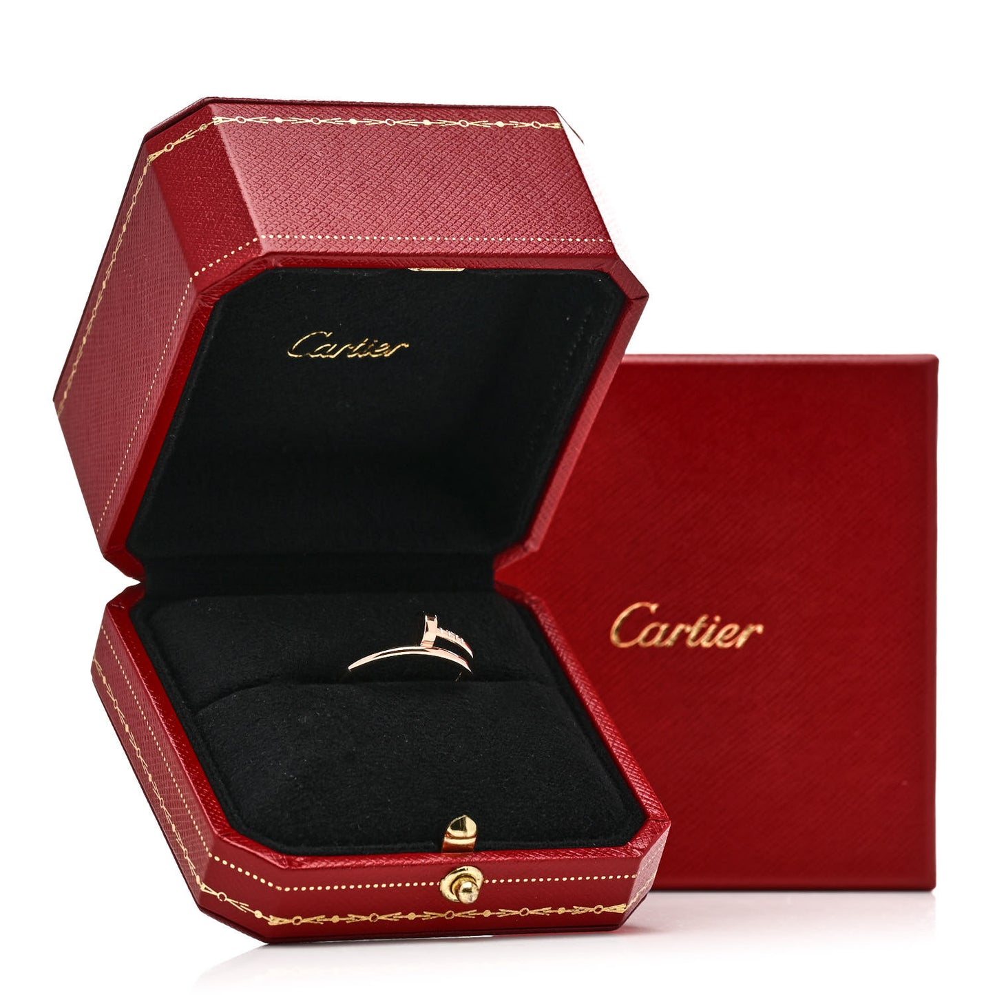 18K Pink Gold Small Juste Un Clou Ring 56 7.5