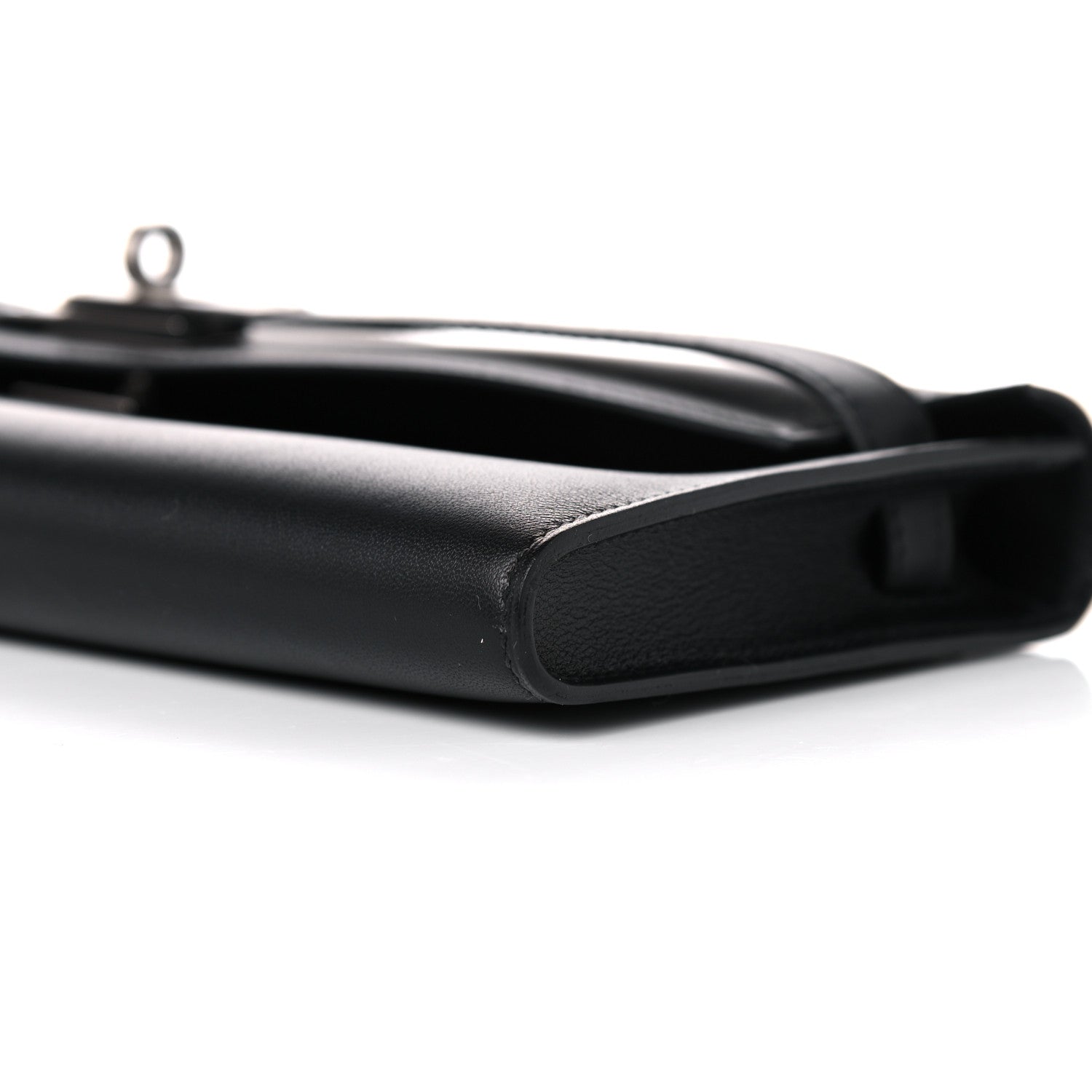 Hermes Swift Kelly Cut Clutch Pochette Black 8 of 11