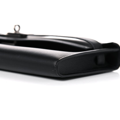 Hermes Swift Kelly Cut Clutch Pochette Black 8 of 11