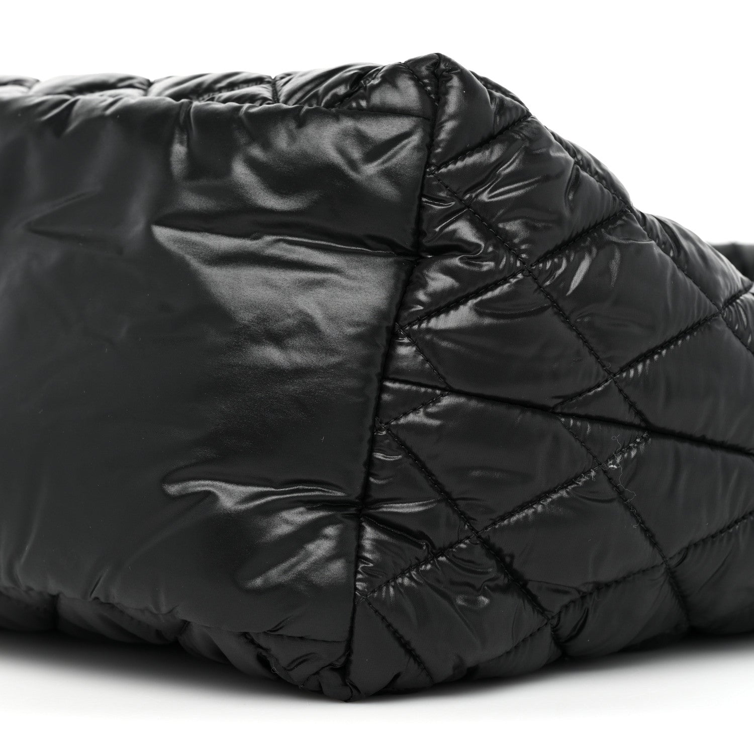 Chanel Nylon Quilted Small Coco Cocoon Tote Black 8 of 8