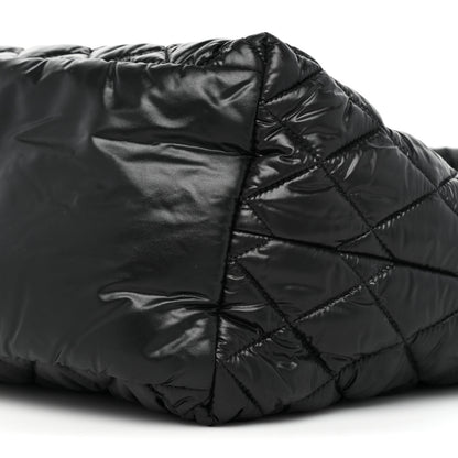Chanel Nylon Quilted Small Coco Cocoon Tote Black 8 of 8
