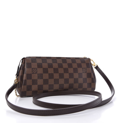 Louis Vuitton Damier Ebene Eva Clutch 3 of 10
