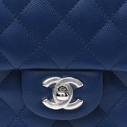 Chanel Caviar Quilted Mini Rectangular Flap Navy 4 of 4