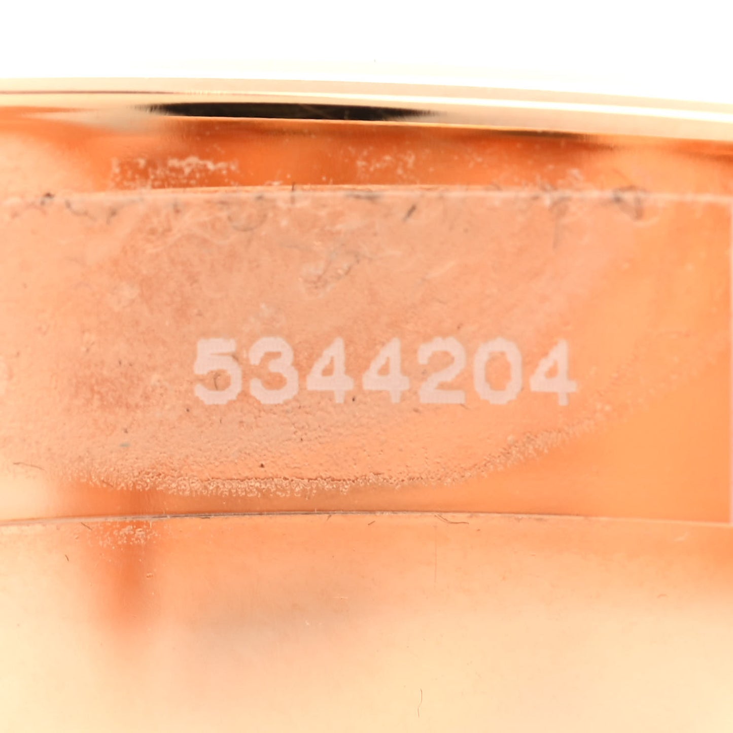 Enamel Wide Clic Clac H Bracelet PM White