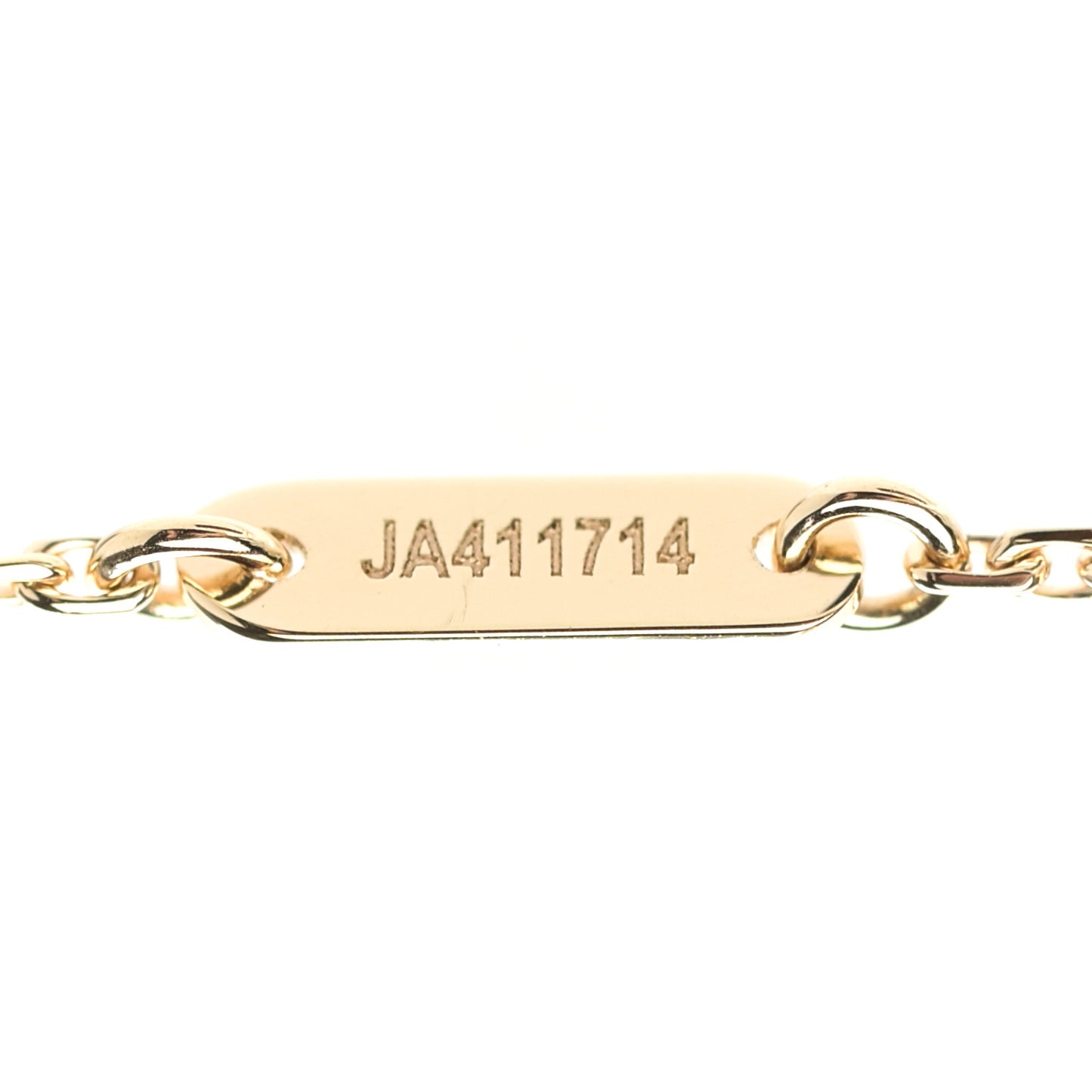 18K Yellow Gold Mother of Pearl Sweet Alhambra Pendant Necklace