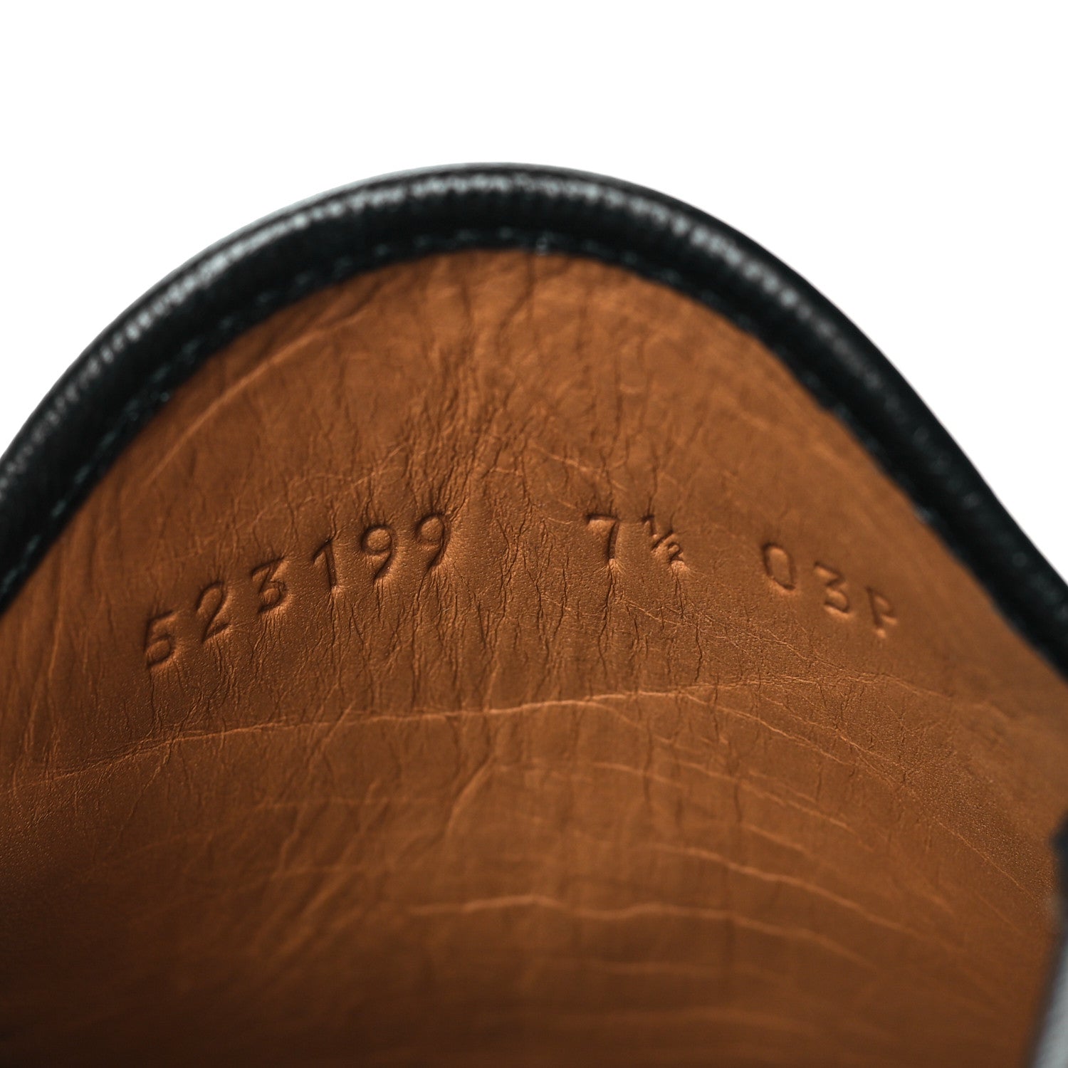 Gucci Goatskin Mens Horsebit Slippers 7.5 Black 8 of 9