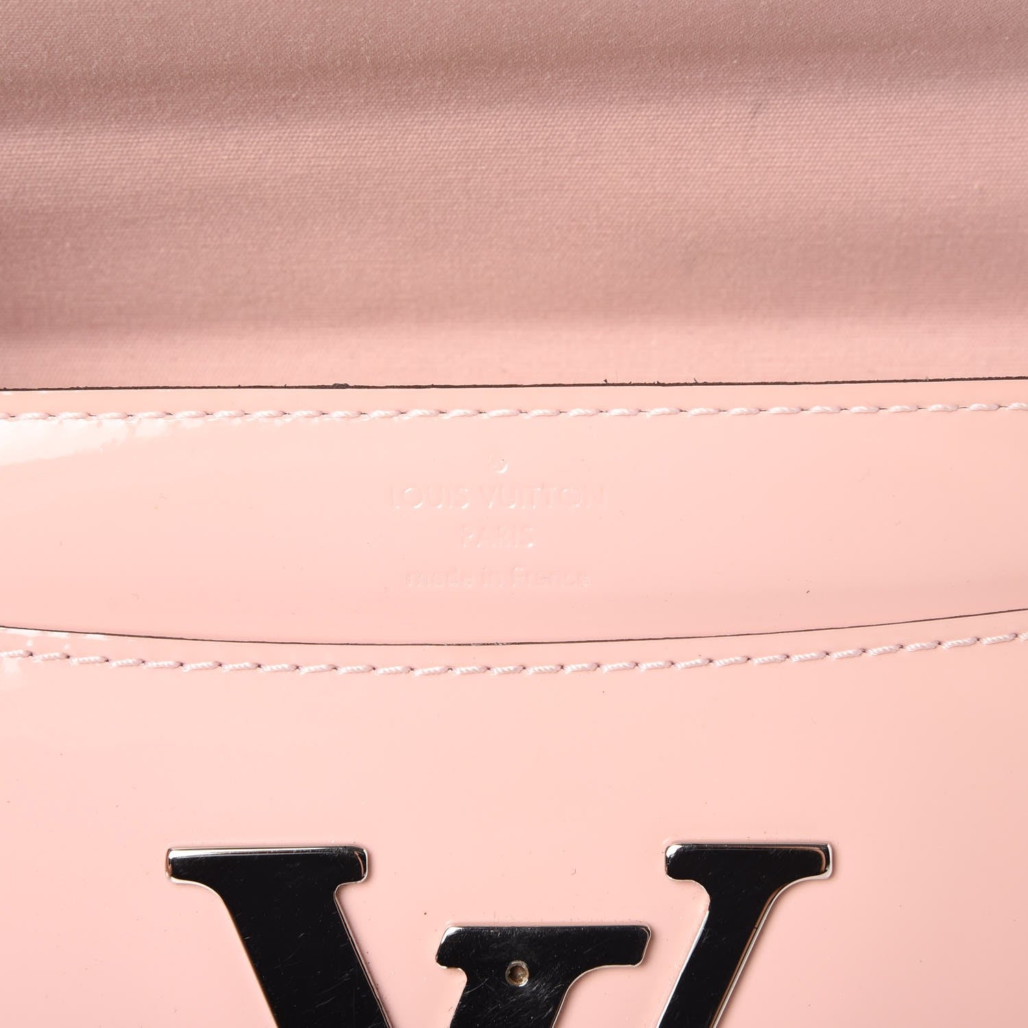 Louis Vuitton Patent Chain Louise MM Rose Ballerine 5 of 17