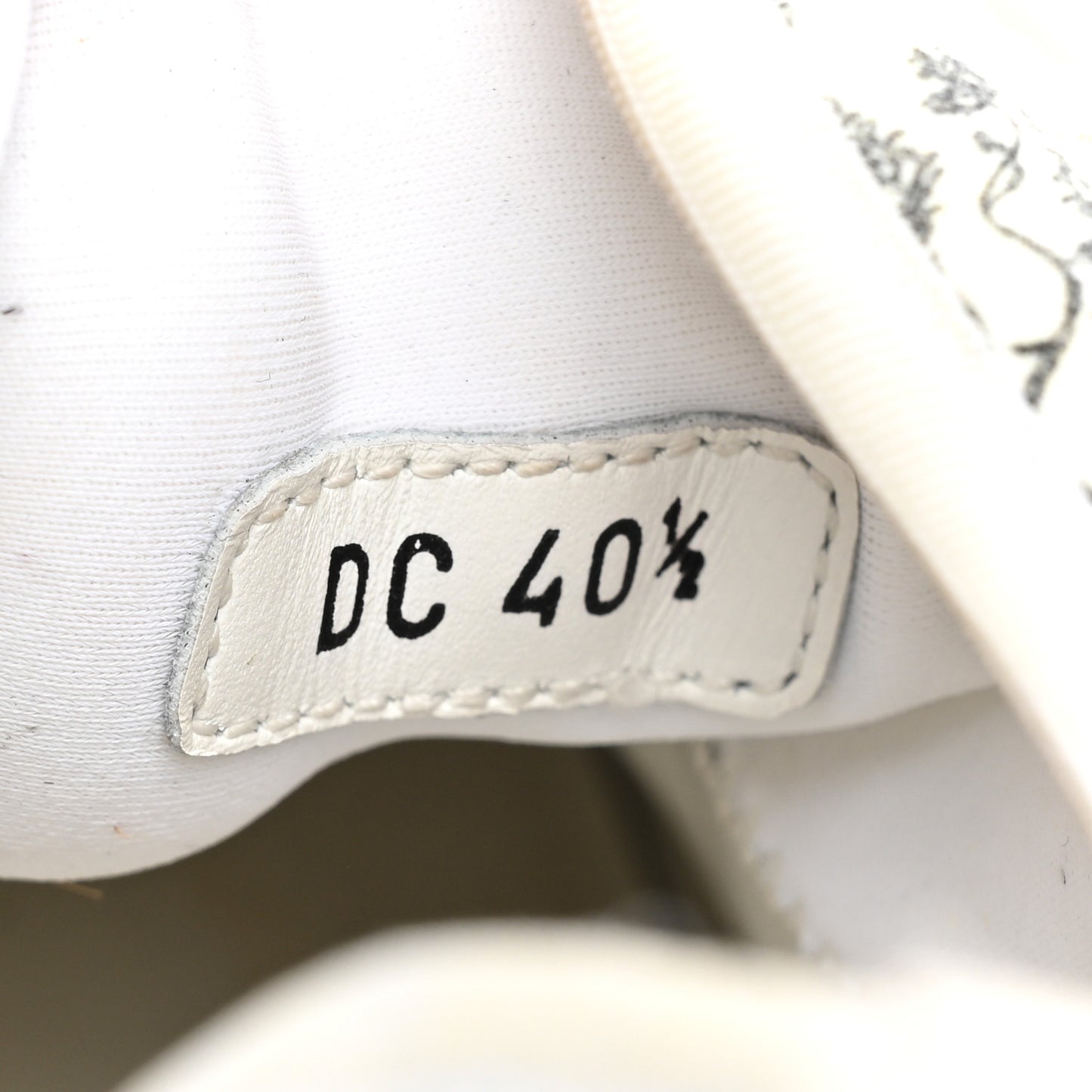 Neoprene Rubber Womens D-Connect Sneakers 40.5 White Black