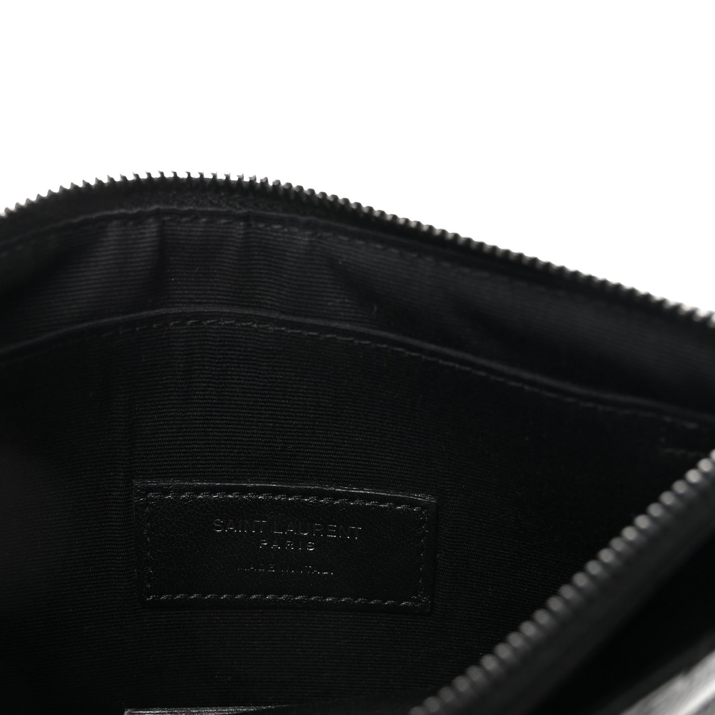Grain De Poudre Chevron Monogram Monochrome Bill Pouch Black