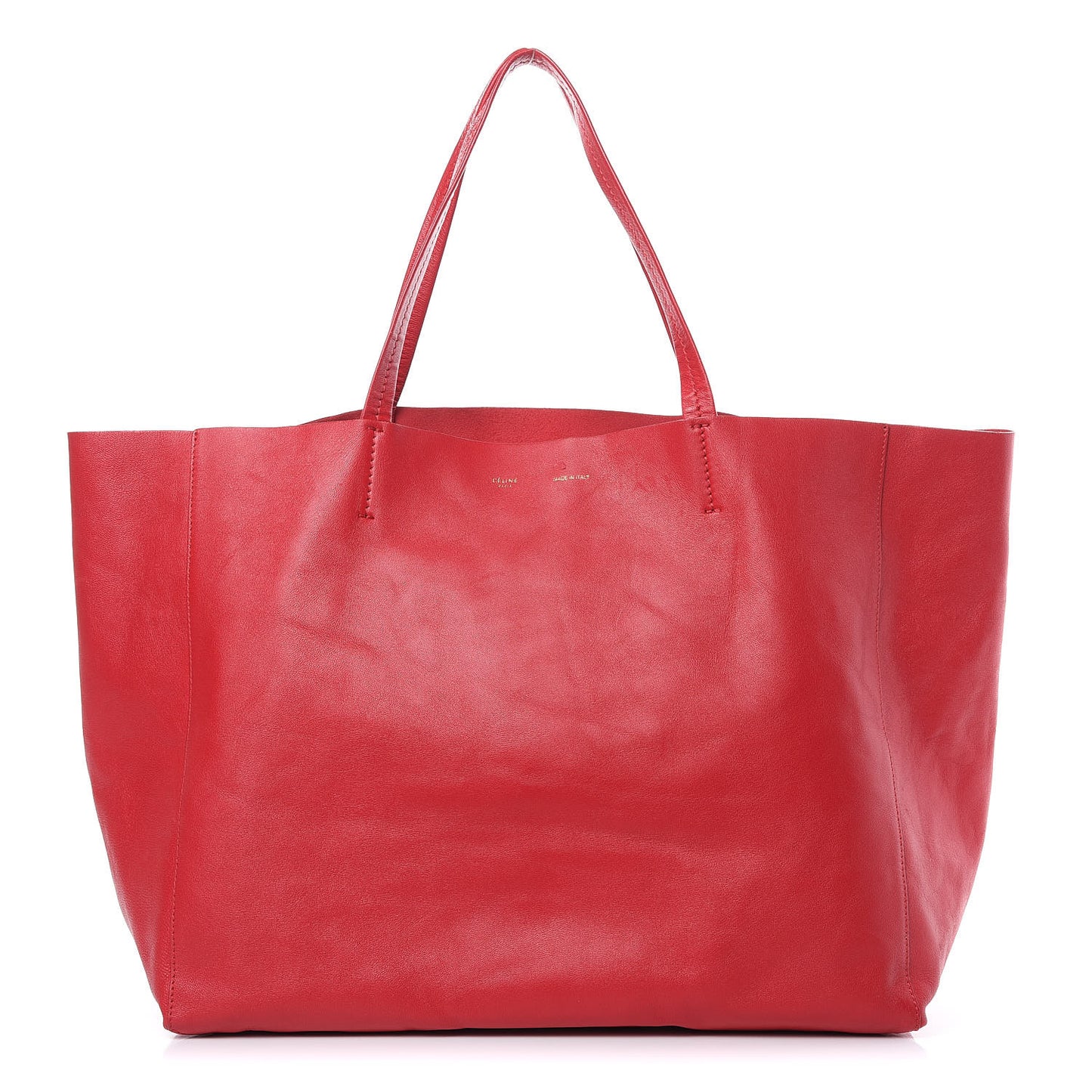 Lambskin Horizontal Cabas Magenta