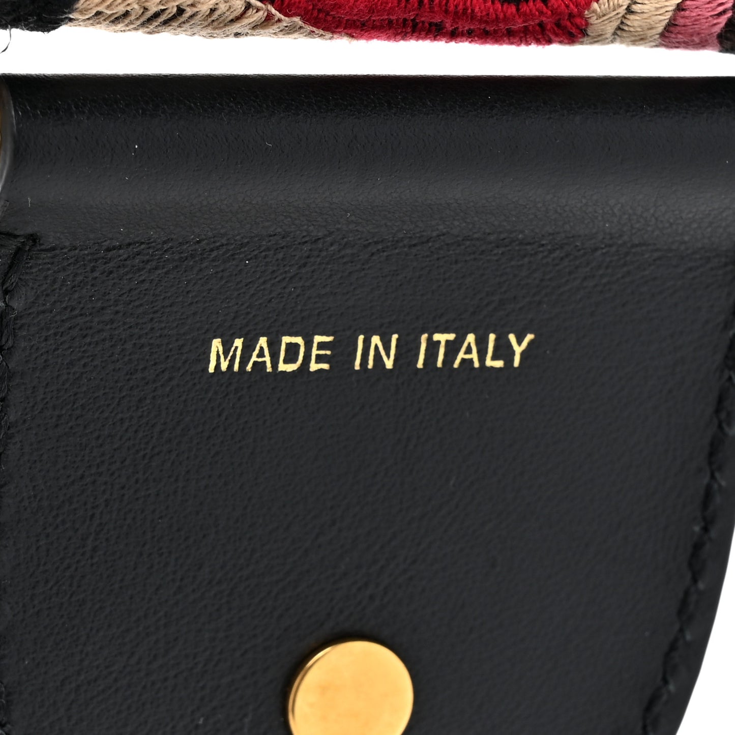 Canvas Embroidered Jardin D'Hive Shoulder Strap Black Multicolor