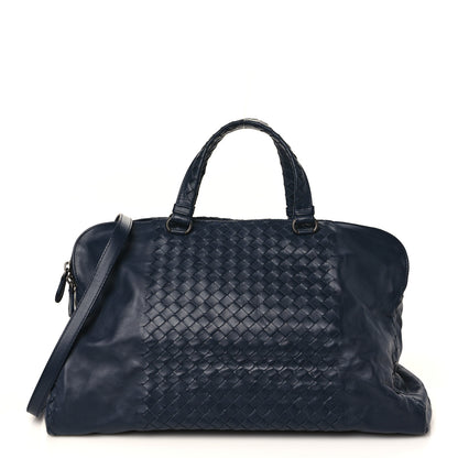 Bottega Veneta Calfskin Intrecciato Large Leggero Tote Blue 1 of 9