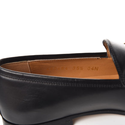 Gucci Calfskin Womens Jordaan Loafers 35.5 Black 8 of 9