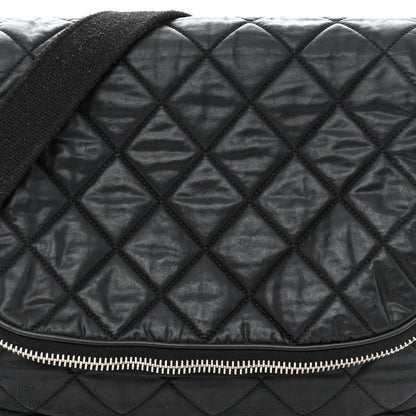 Chanel Nylon Quilted Coco Cocoon Messenger Black 9 of 16