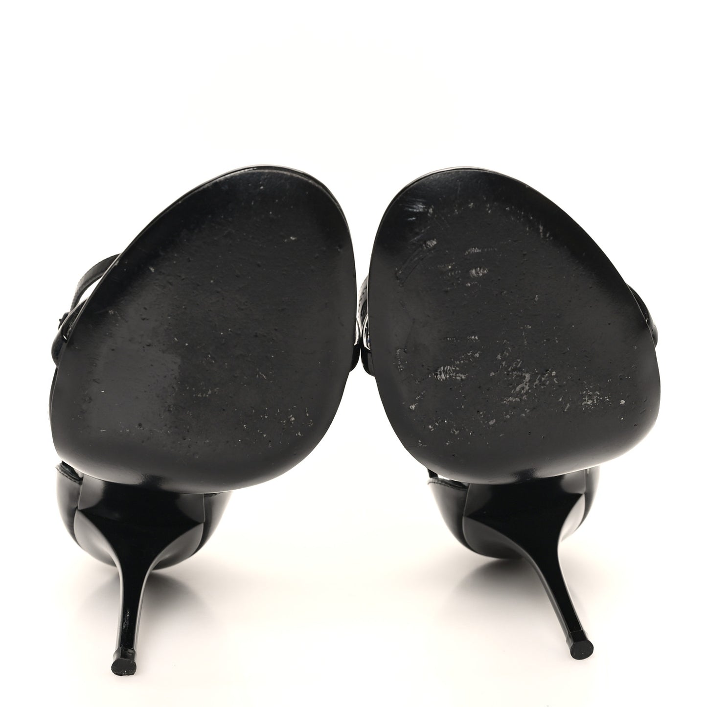 Patent Cassandra 100 Ankle Strap Sandals 35.5 Black