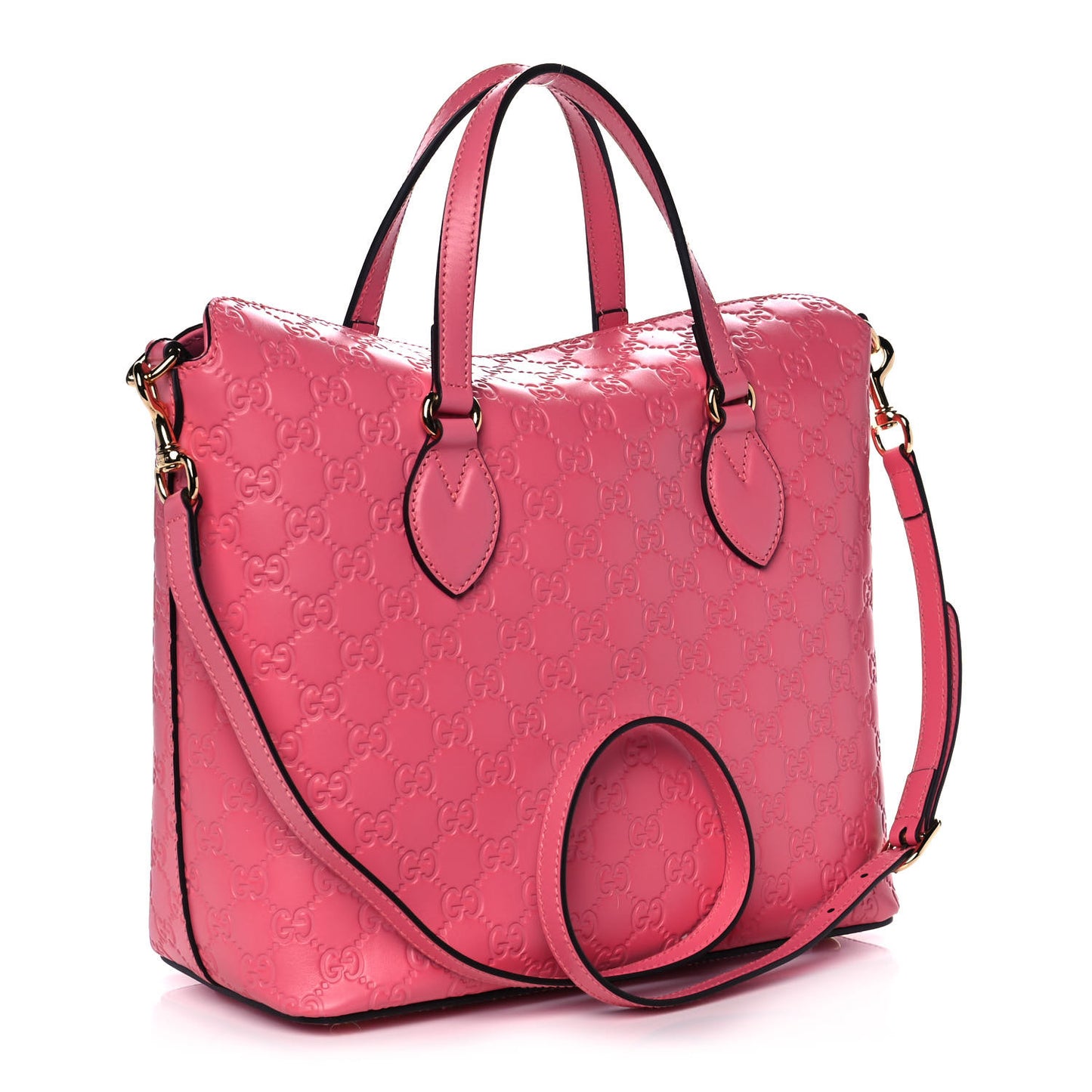 Guccissima Linea A Foldover Tote Flush