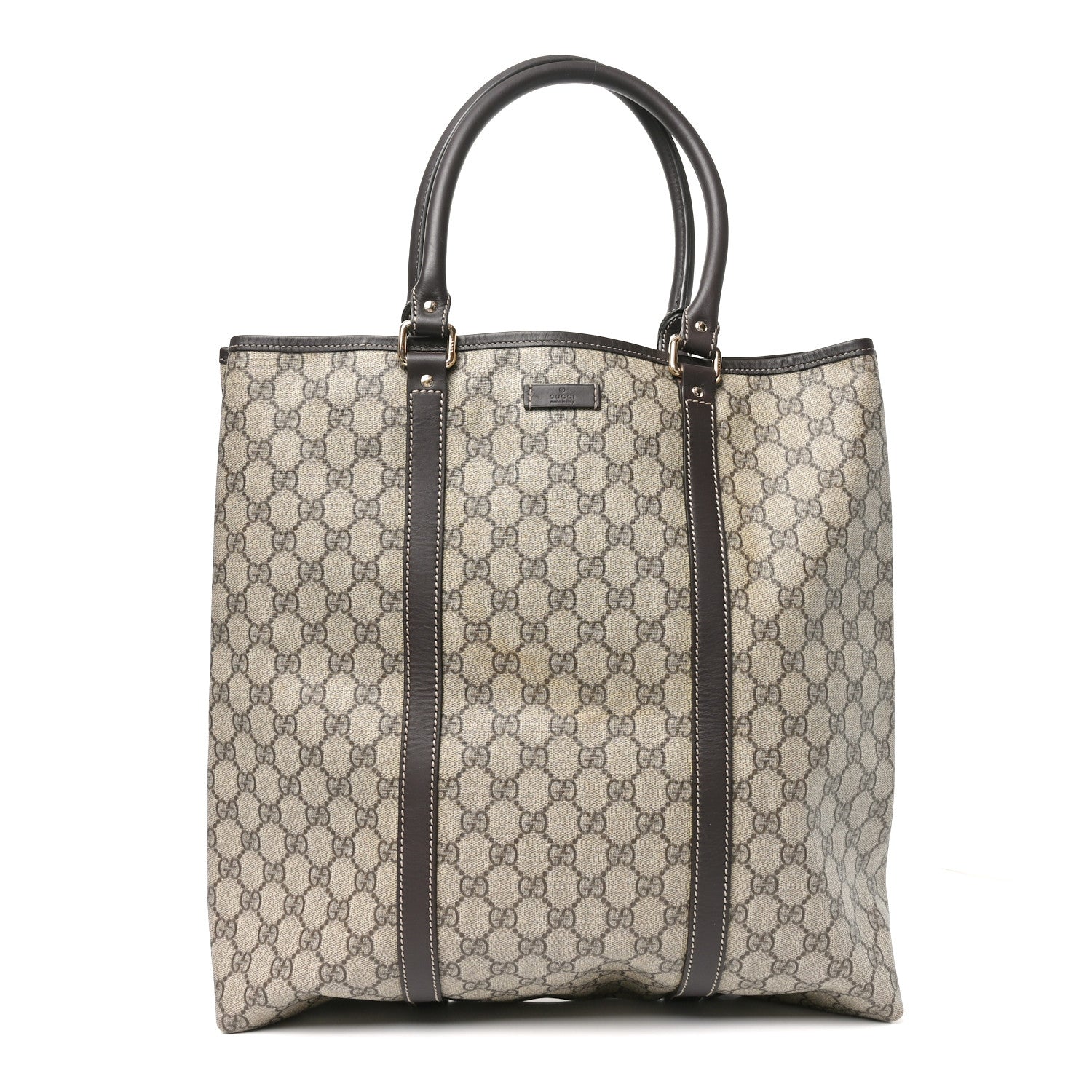Gucci GG Plus Monogram Joy Vertical Tote Dark Brown 1 of 10