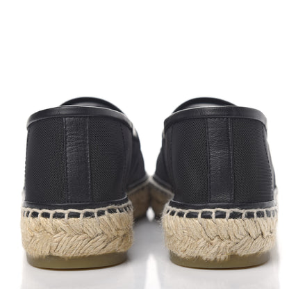 Chanel Mesh Grosgrain CC Espadrilles 36 Black 7 of 10