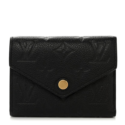 Louis Vuitton Empreinte Victorine Wallet Black 1 of 8