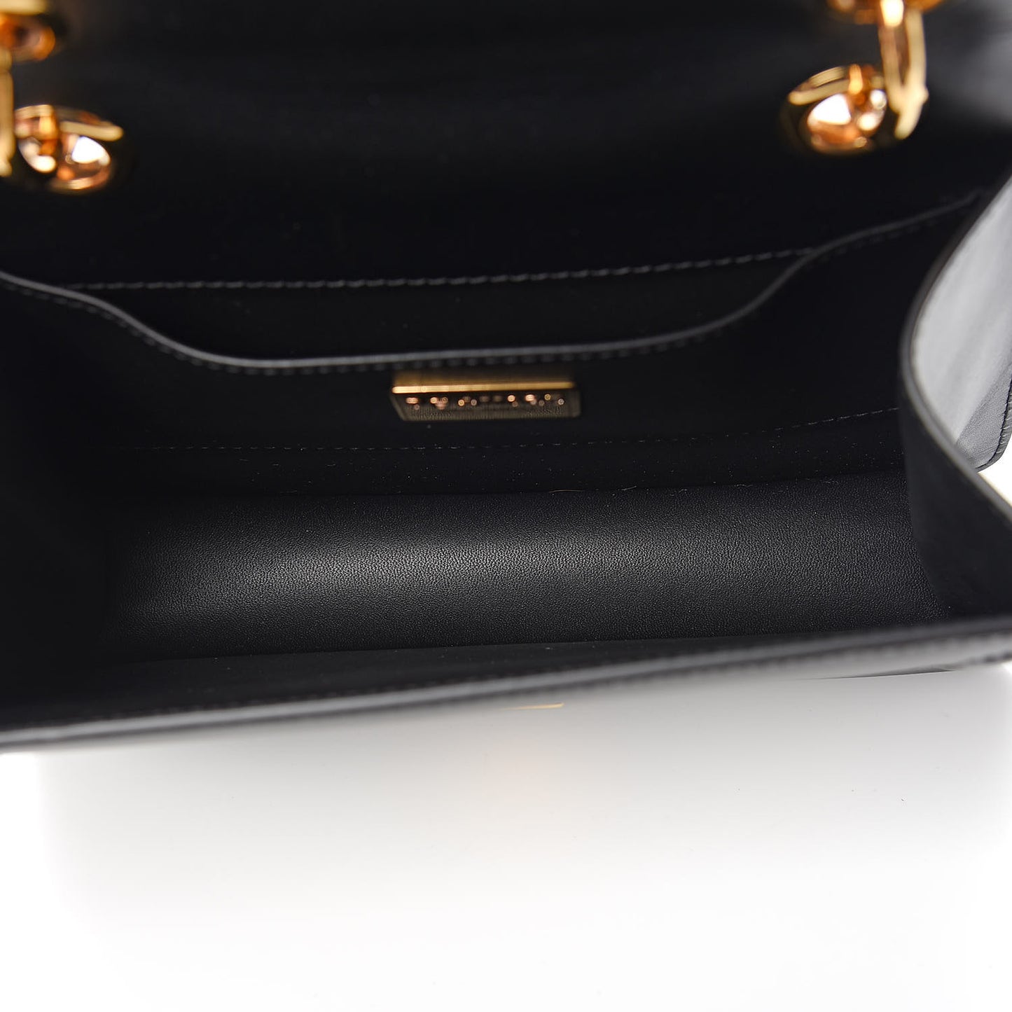 Smooth Calfskin Small DG Amore Envelope Bag Black