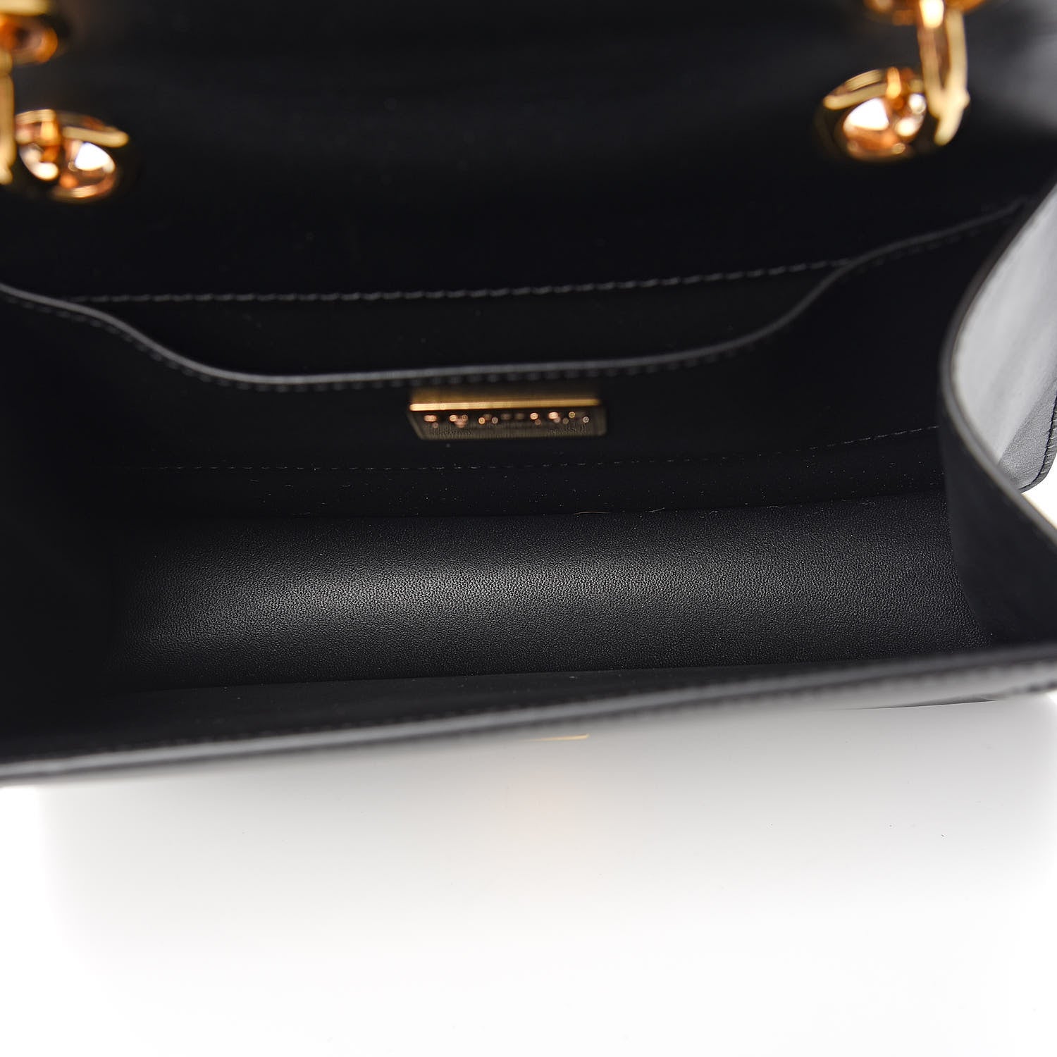 Dolce & Gabbana Smooth Calfskin Small DG Amore Envelope Bag Black 5 of 11