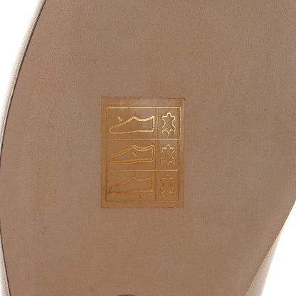 Chanel Lambskin Cap Toe Ballerina Flats 35.5 Beige Black 7 of 9