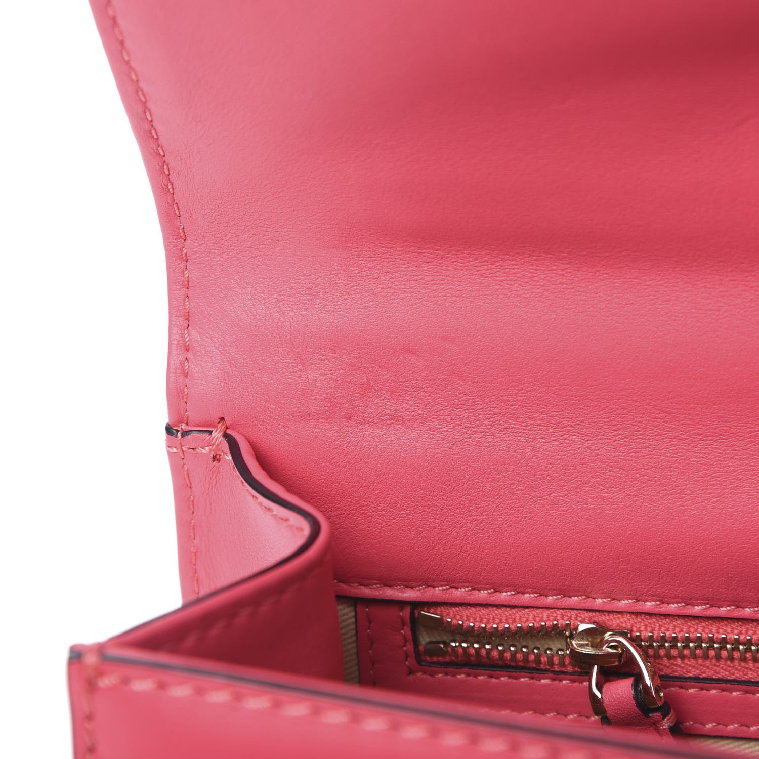 Valentino Garavani Vitello Medium Glam Lock Rockstud Flap Deep Rose 8 of 13