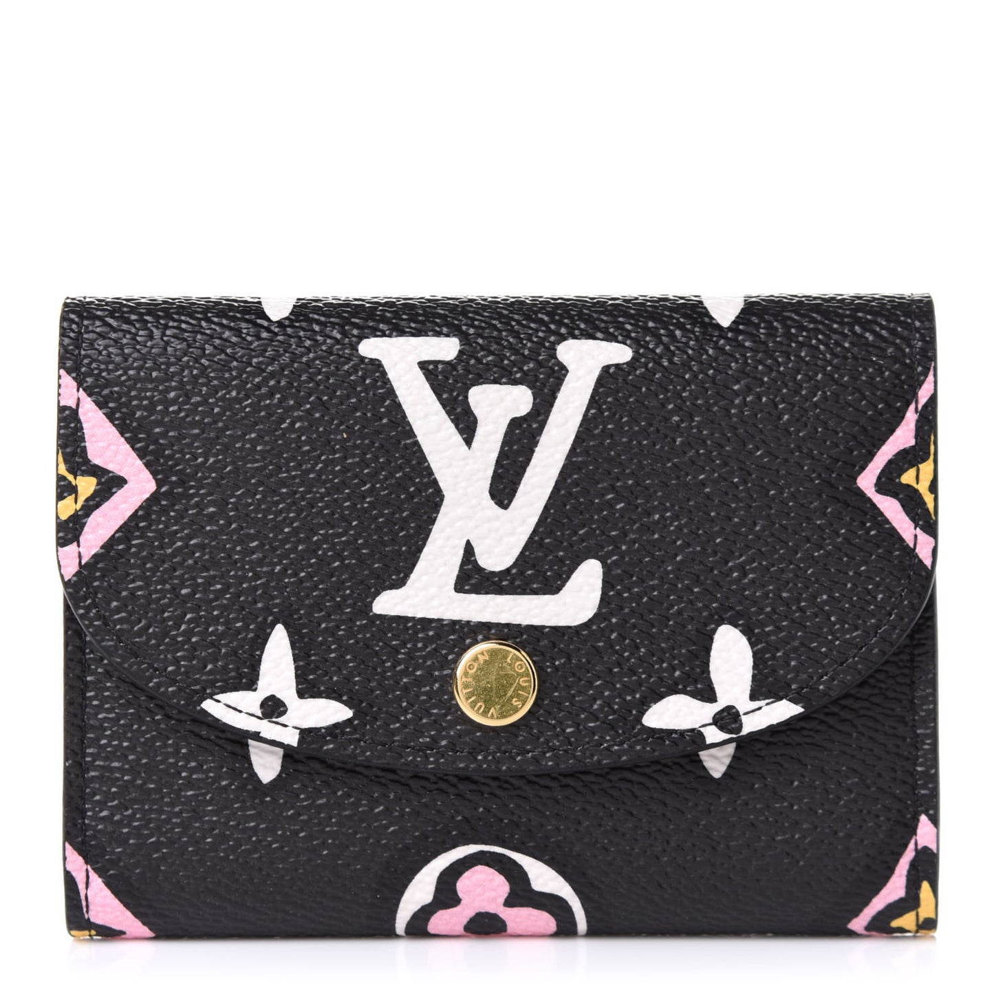Monogram Giant Wild At Heart Rosalie Coin Purse Black