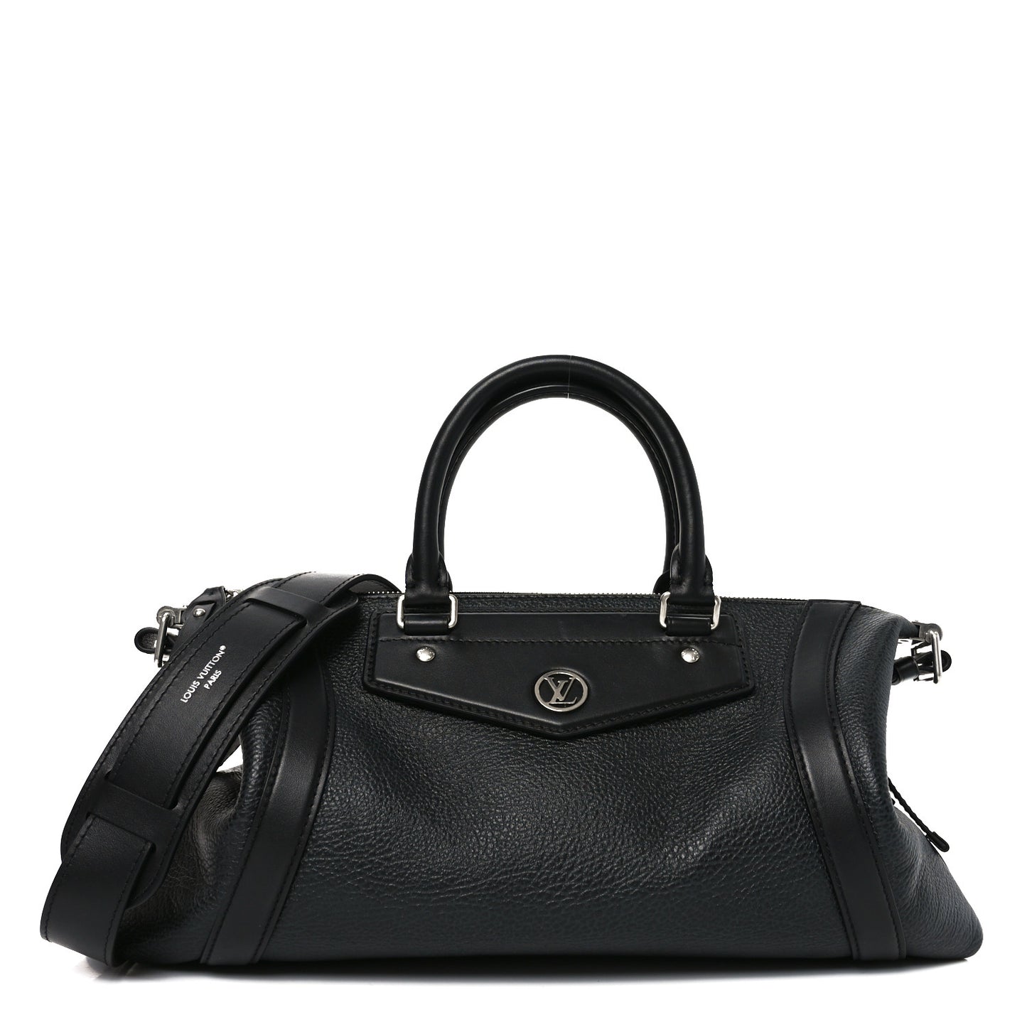 Pixel Lambskin LV Biker MM Black