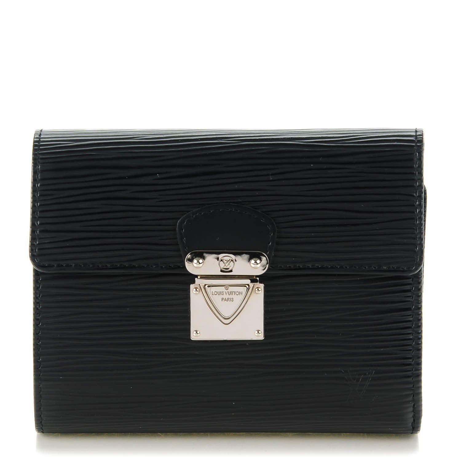 Louis Vuitton Epi Joey Wallet Black 1 of 7